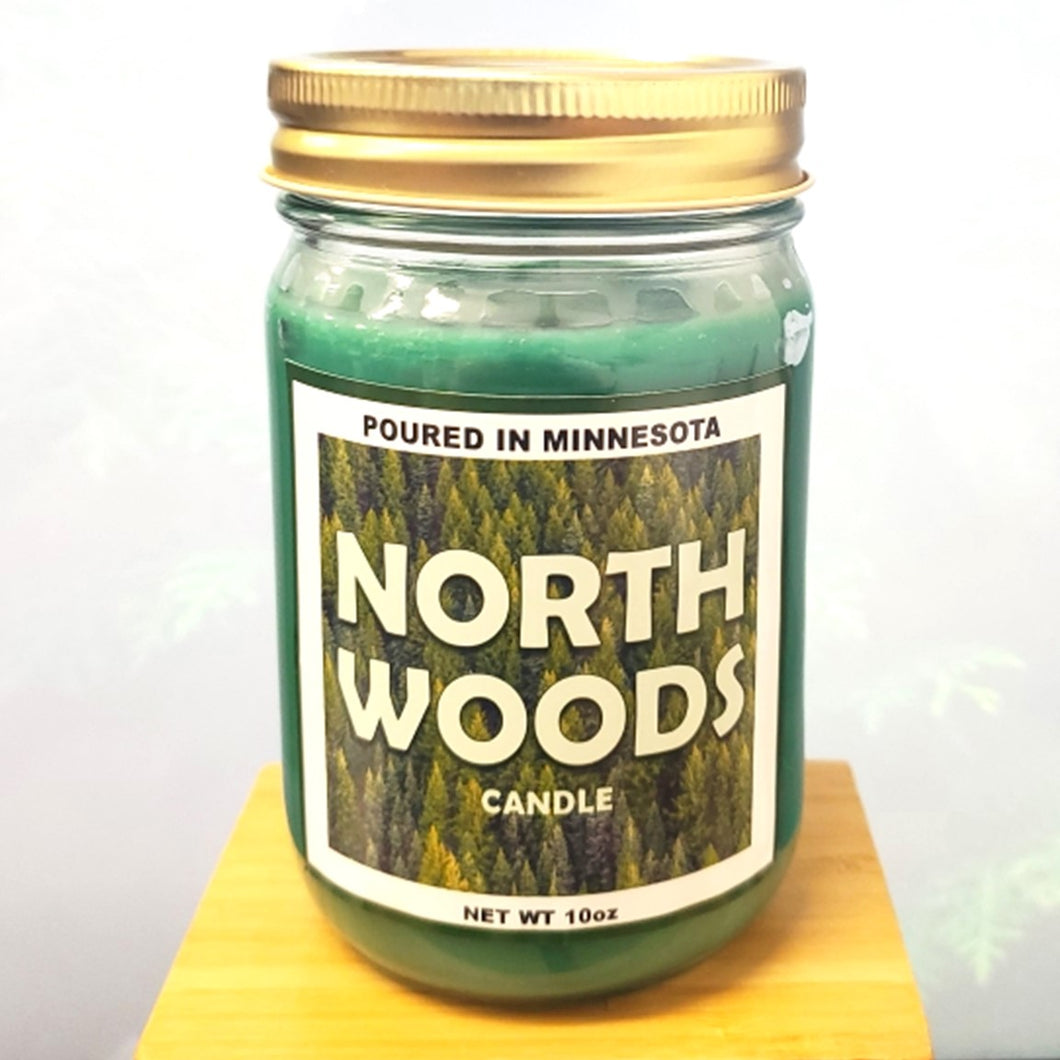 North Woods Minnesota Candle