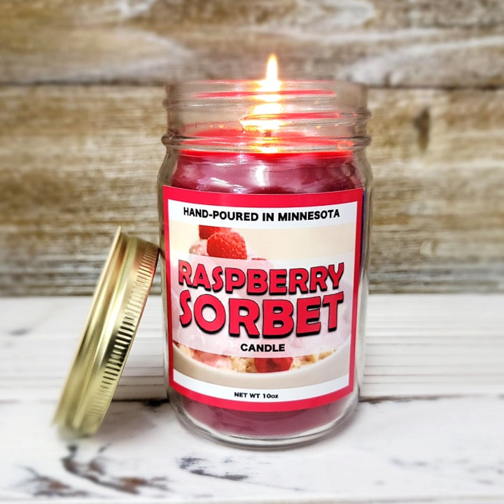 Raspberry Sorbet Valentine's Day Candle